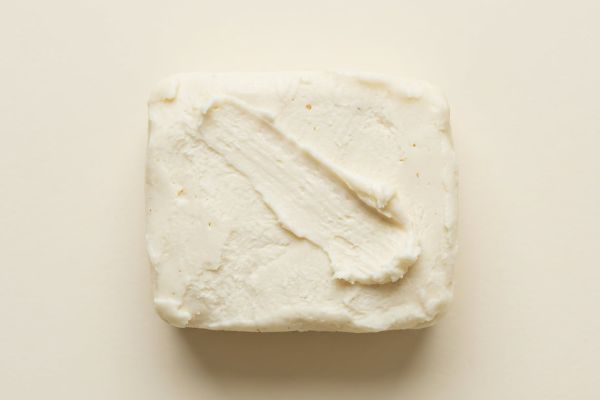 Sheabutter als Makroaufnahme, unraffiniert