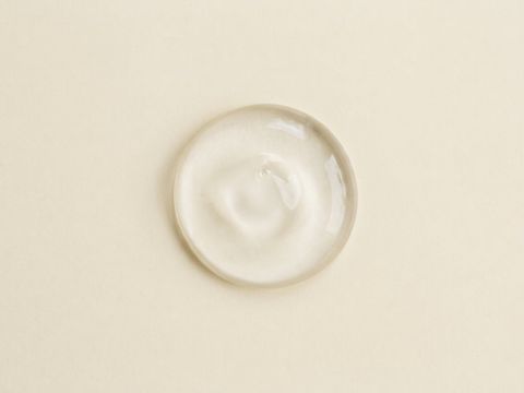 Panthenol als Makroaufnahme, klares Gel