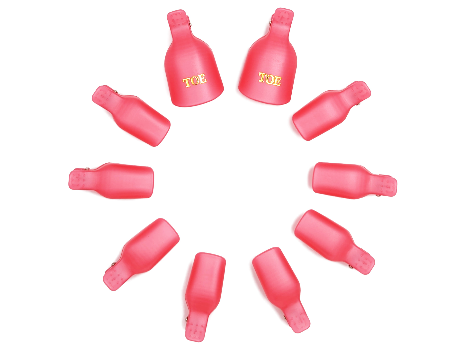 Zehenclips für Nagellackentferner