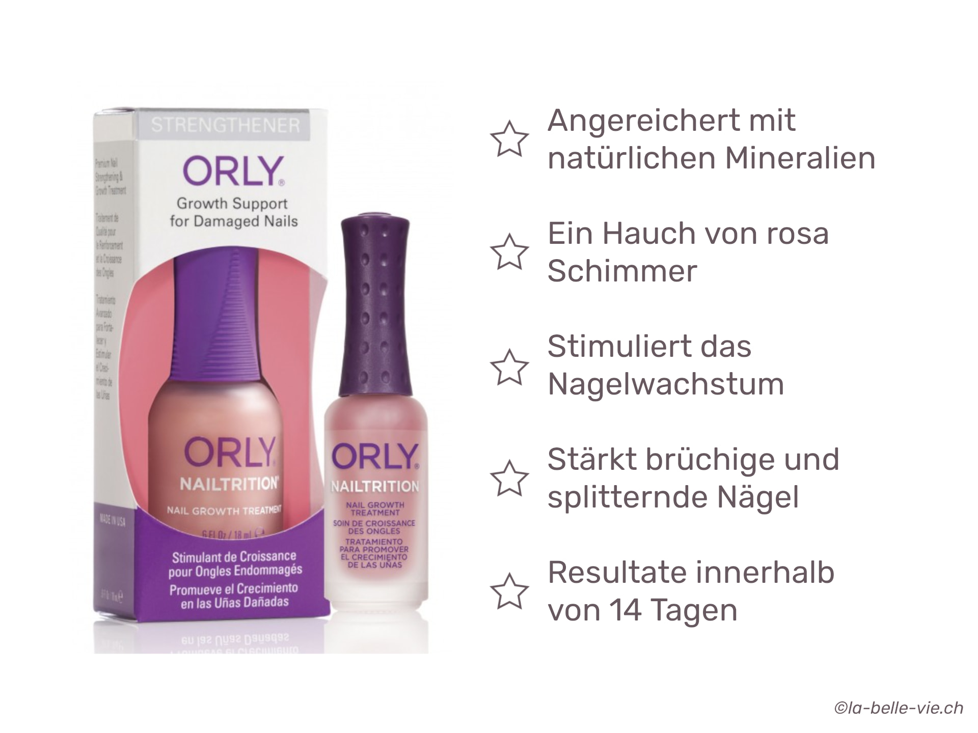 Vorteile des Orly Nailtrition Nagelhärters
