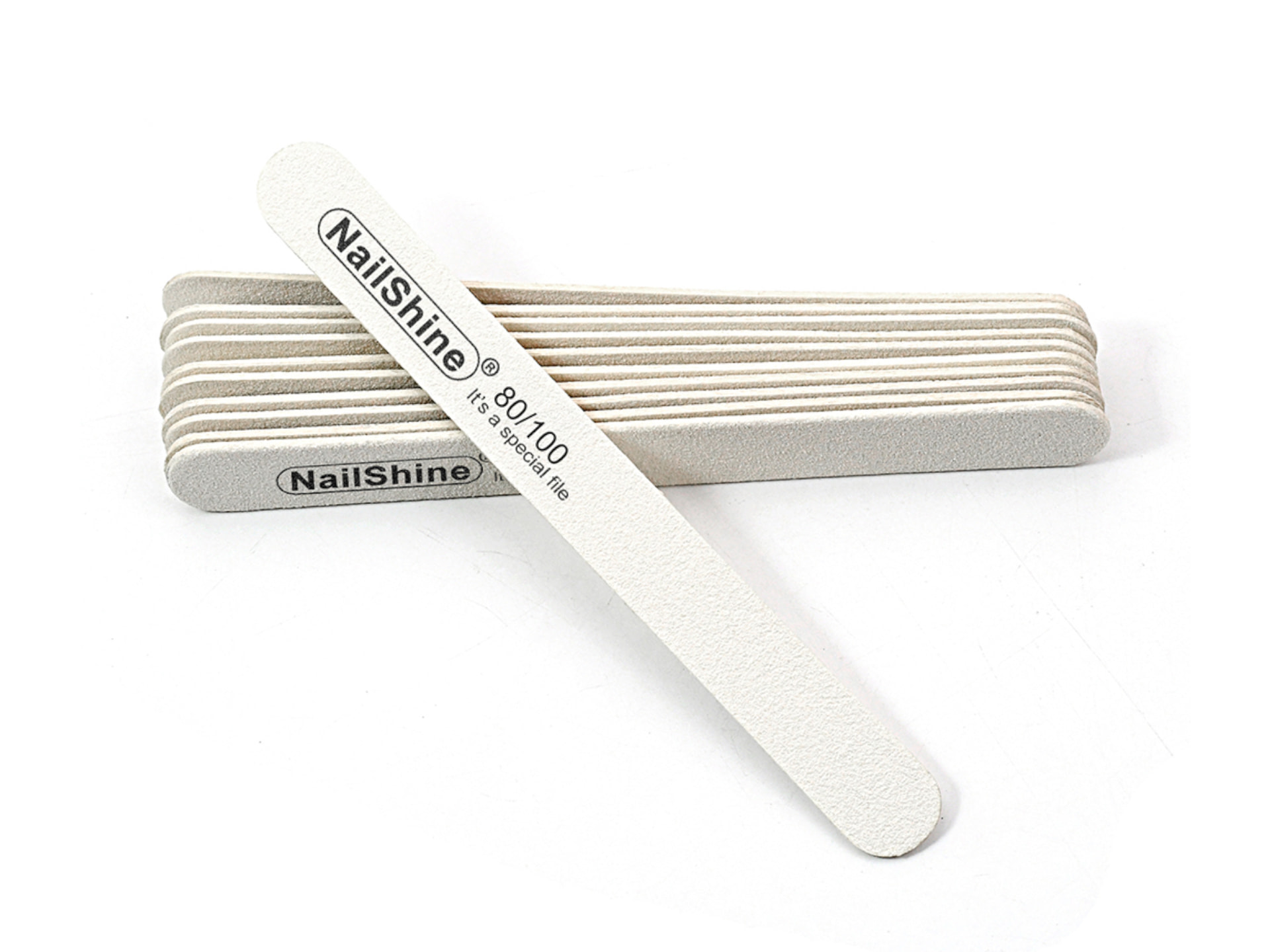 Nailshine Gellackfeile 80/100 (3er-Set)