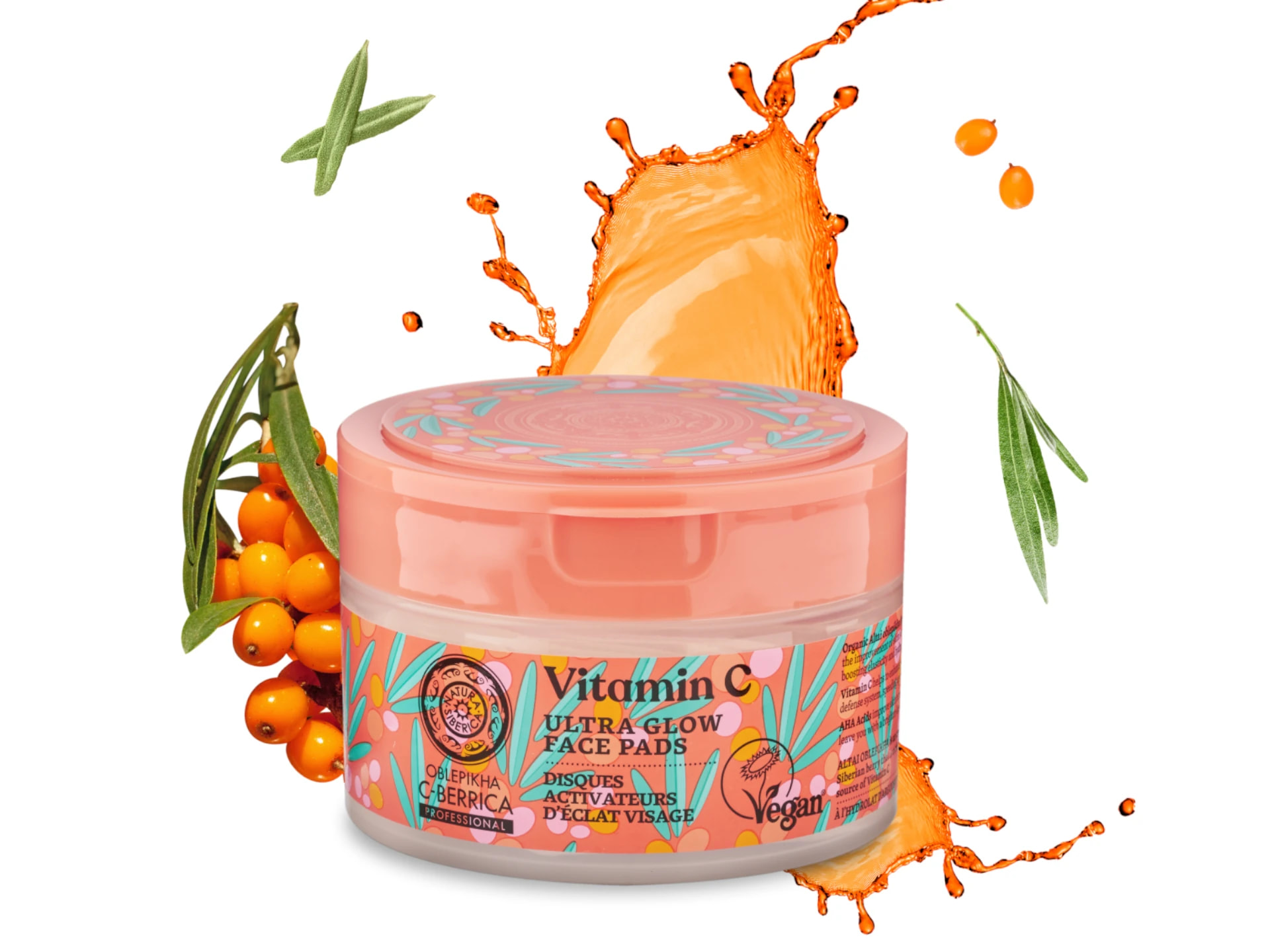 Natura Siberica C-Berrica Radiance Face Pads