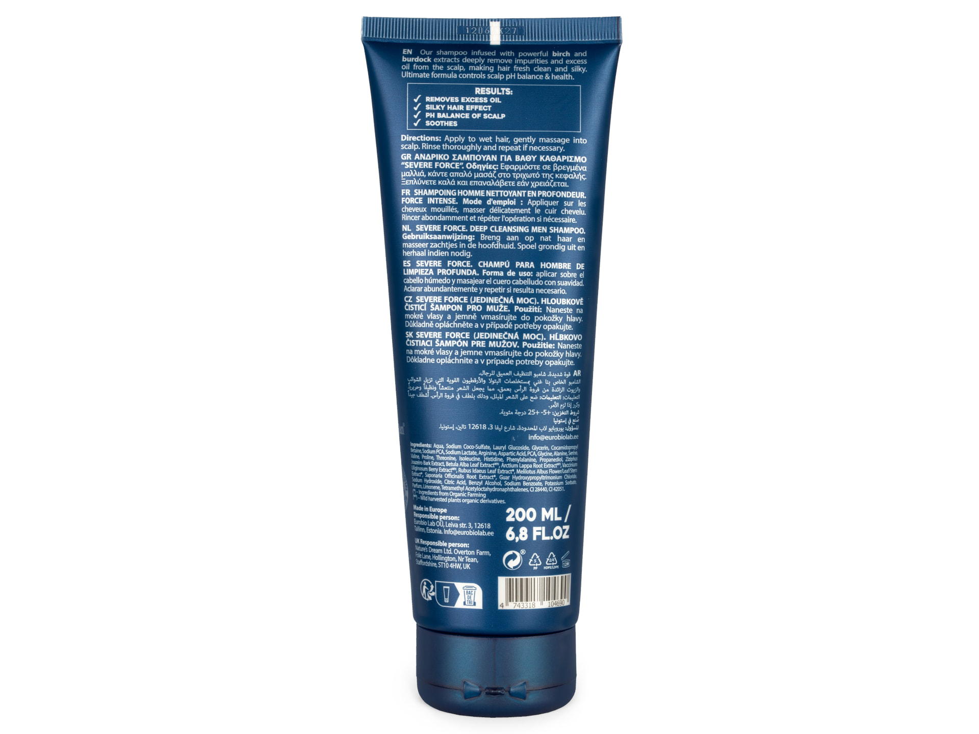 Natura Siberica Men Shampoo Severe Force
