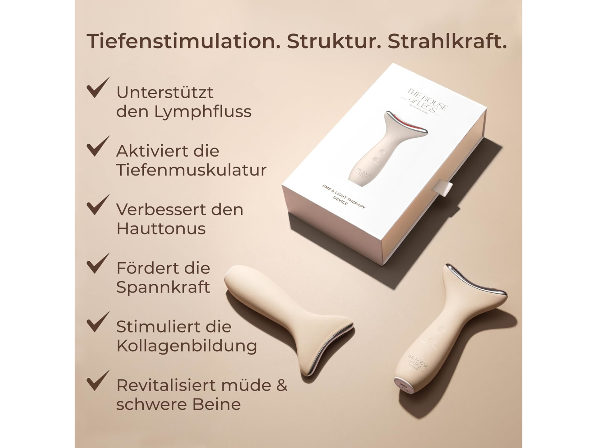 The House of Legs EMS & Light Therapy Device (EMS & Lichttherapie)