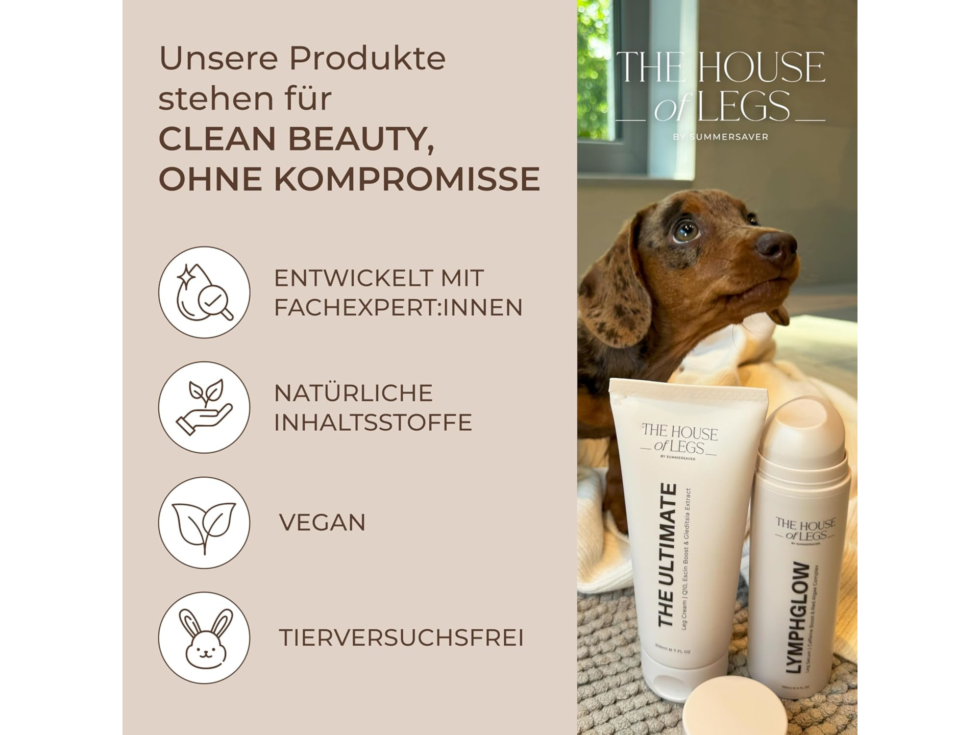 The House of Legs Ultimate Leg Cream straffende Beincreme