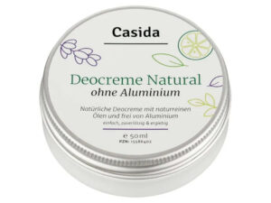 Casida Deocreme Natural ohne Aluminium