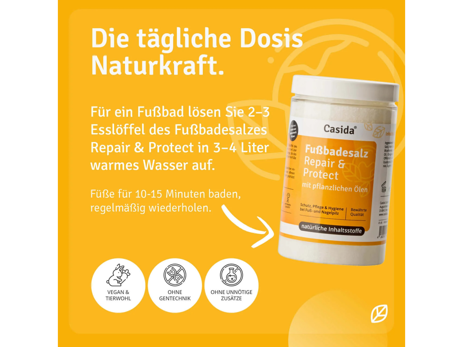 Casida Fussbadesalz Repair & Protect