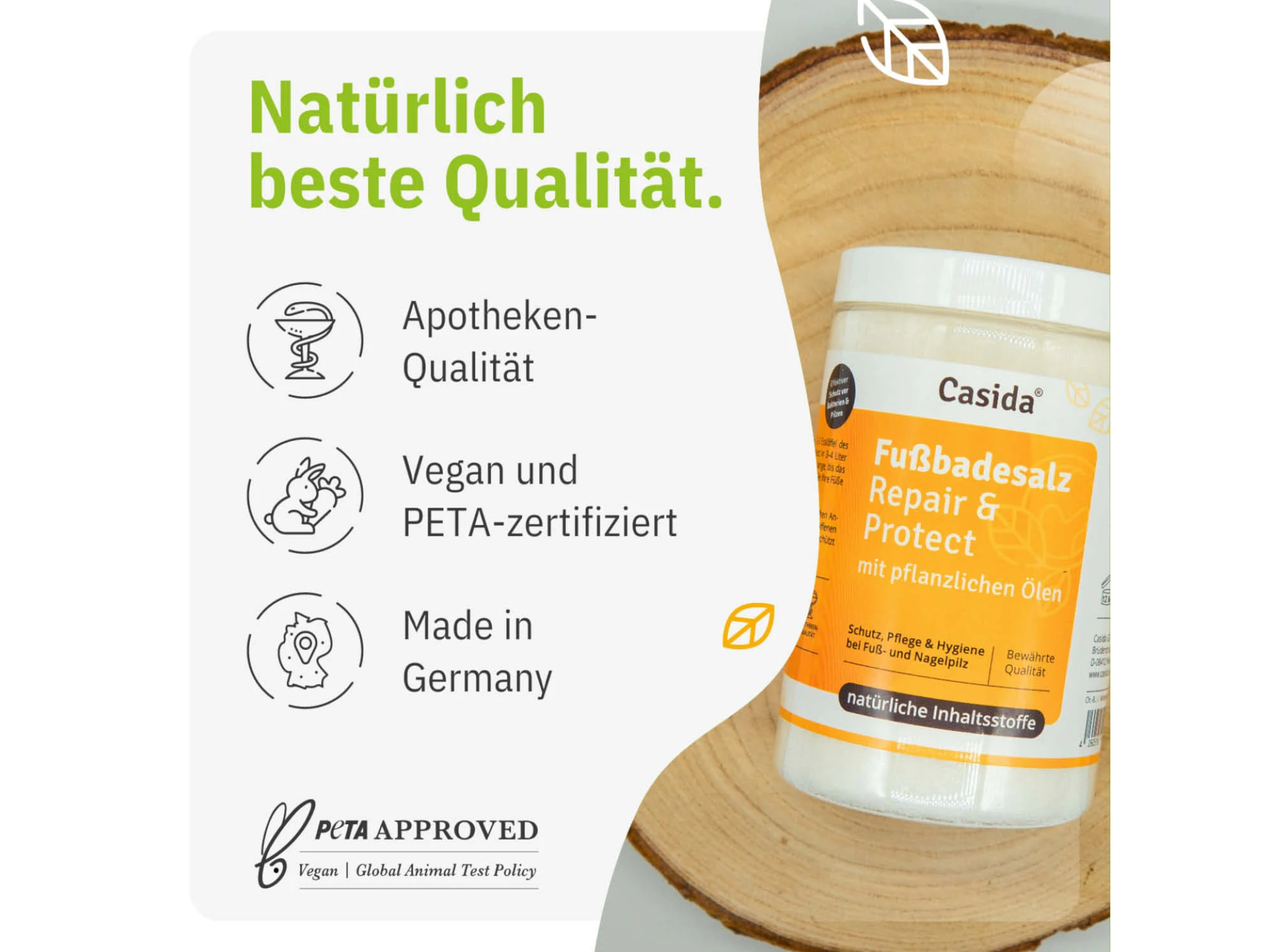 Casida Fussbadesalz Repair & Protect
