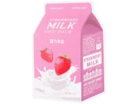 A’pieu Strawberry Milk One-Pack Gesichtsmaske aufhellend
