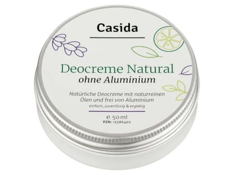 Casida Deocreme Natural ohne Aluminium